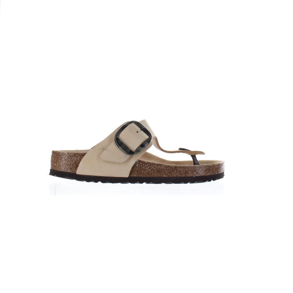 Birkenstock Womens Gizeh Tan T-Strap Sandals EUR 38 Medium (B M) (2777797) - Picture 1 of 4